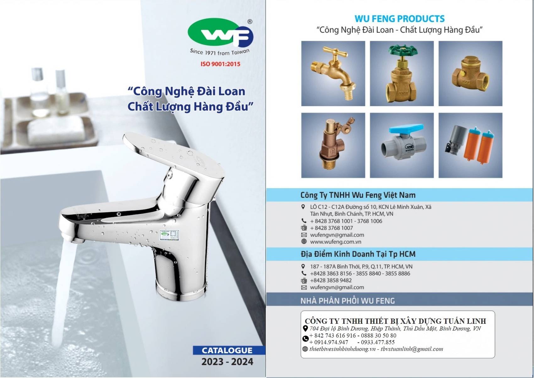 Bảng giá sen vòi WUFENG mới nhất 2024 /Page 1